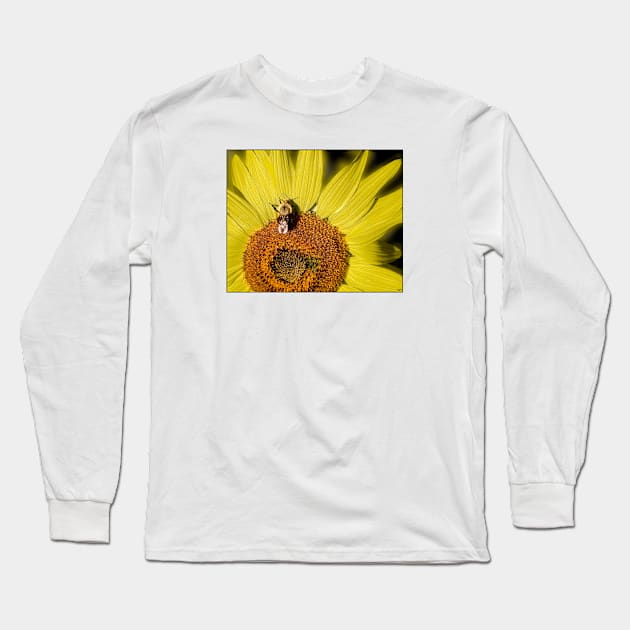 Sunflower with Passenger Long Sleeve T-Shirt by Chris Lord